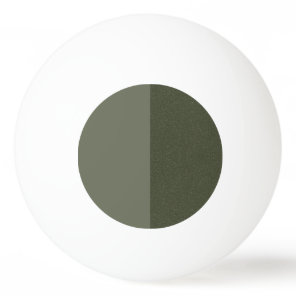 Reversed Split Moss Green Ping Pong Ball - Custom