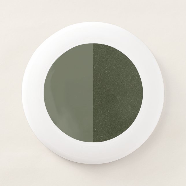 Reversed Split White Rim Frisbee – Customizable (Front)