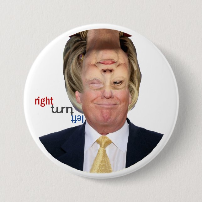 Reversible 2016 for President Button (Front)
