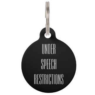 Reversible Collar Tag - Under Speech Restrictions