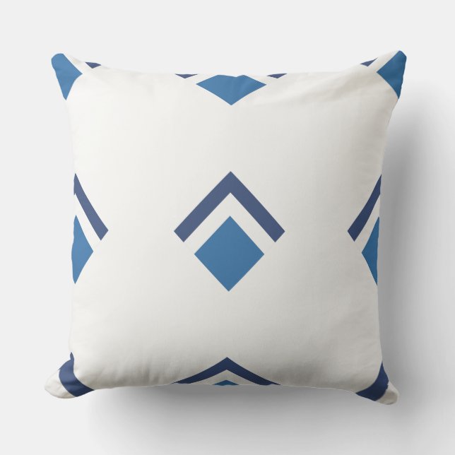 Reversible Design Throw Pillow (Front)