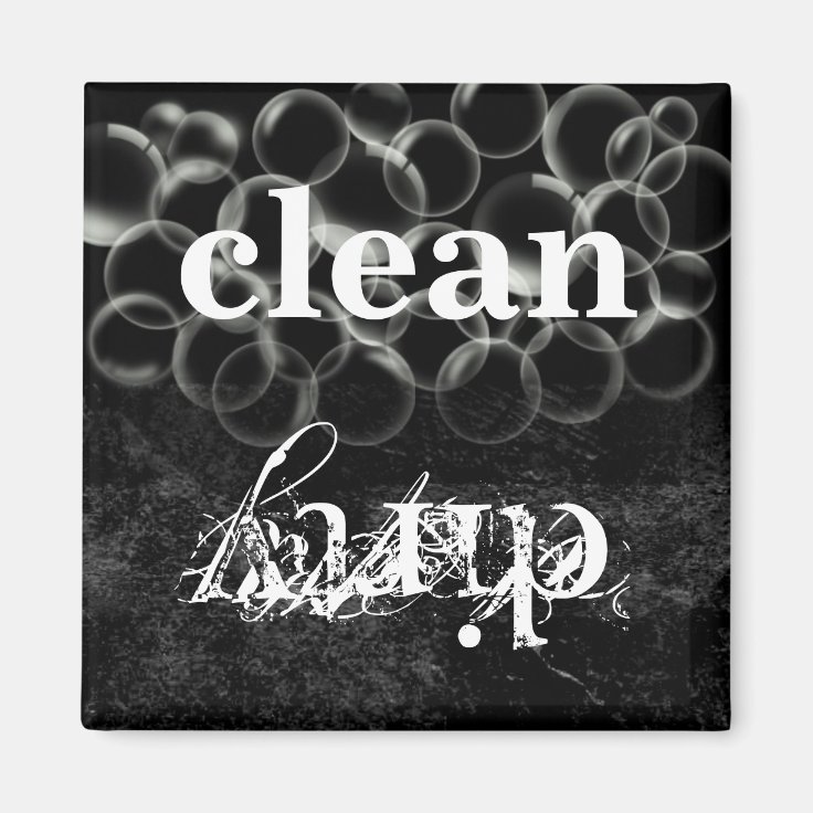 Reversible Dirty Clean Dishwasher Zazzle