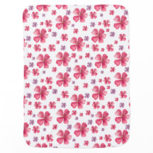 Reversible Floral Baby Blanket