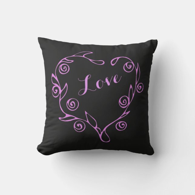 Reversible Heart Pillow (Front)