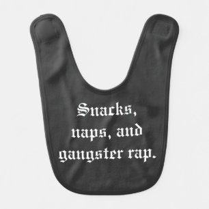 Reversible Hip Hop Baby Bib
