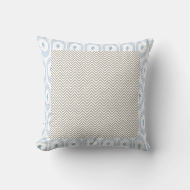 Reversible iKat and Chevron PIllow (Front)