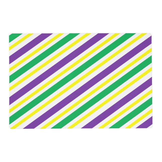 Reversible Mardi Gras Placemat (Back)