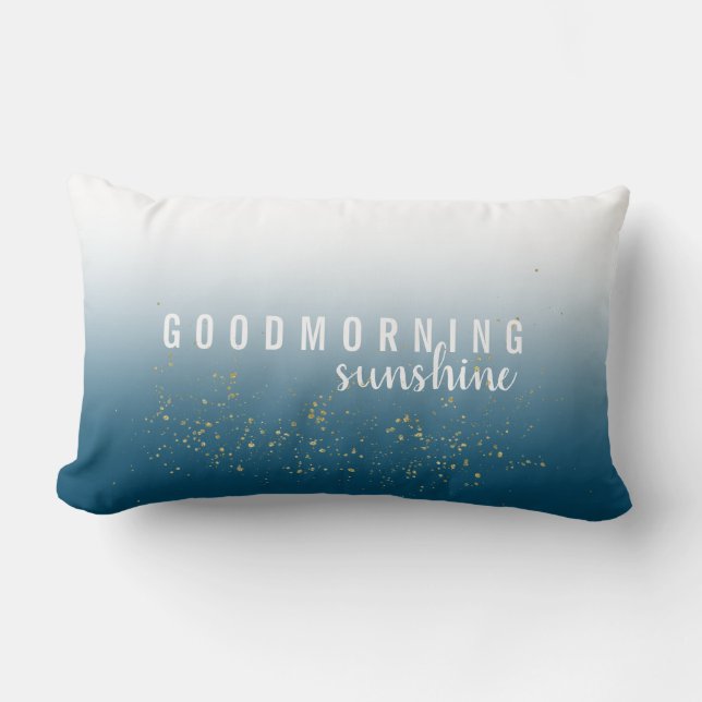 Reversible Morning/Night Lumbar Pillow (Front)