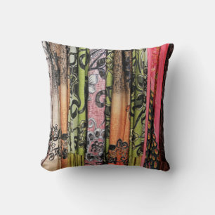 Reversible Multi-colored scarves in Israel Pillow