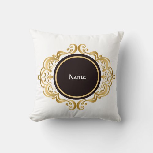 Reversible Name and Initial Pillow