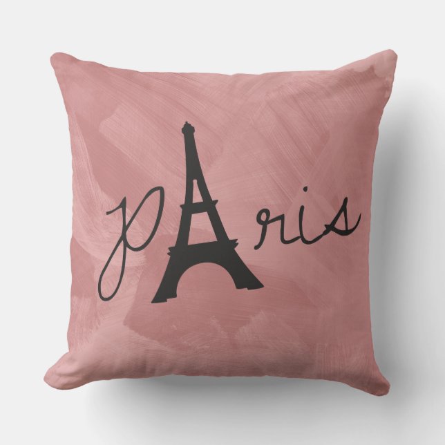 Reversible Paint Brush Decorative Pillow (Front)
