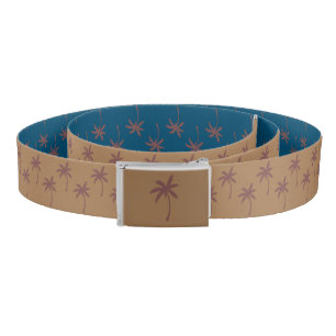 Reversible Palm Tree Belt