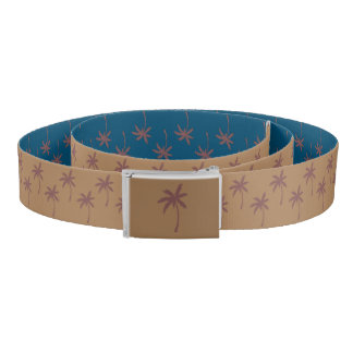 Reversible Palm Tree Belt