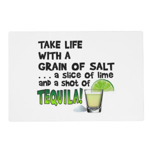 REVERSIBLE PLACEMATS - LIFE, LIME, SALT, TEQUILA!