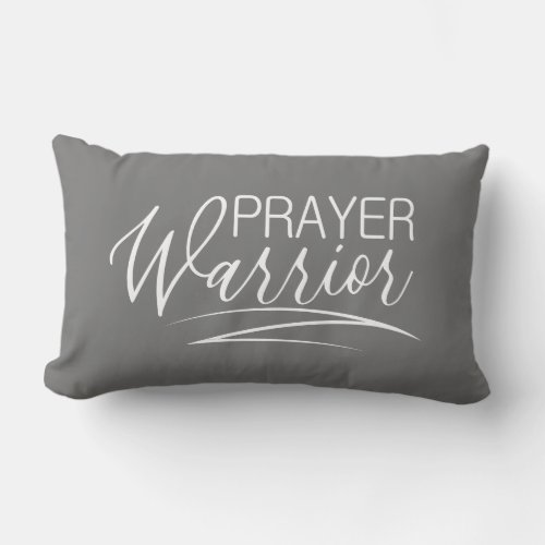Reversible Prayer Warrior  Lumbar Pillow