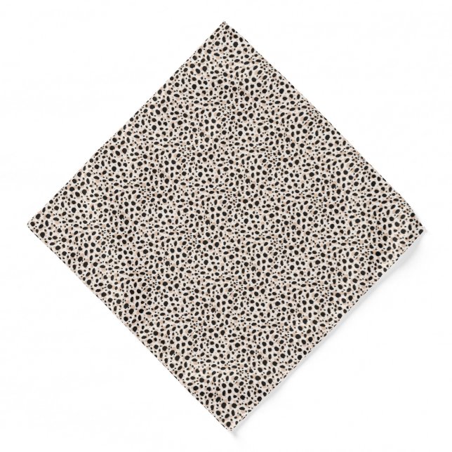  Reversible Safari Leopard Print Bandana (Front)