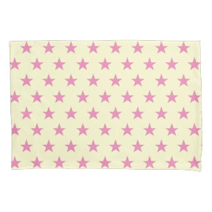 Reversible Vanilla and Pink Pillow Case