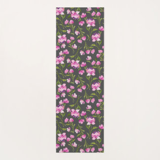 Reversible Watercolor Florals Yoga Mat