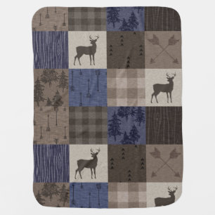 Reversible Woodland Baby Blanket