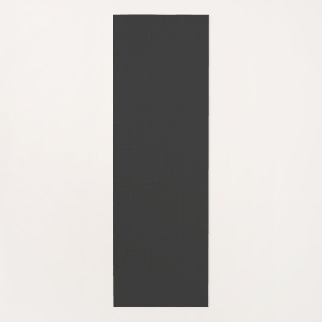 Reversible Yoga Mat Two Toned - Black and Cream (Front)