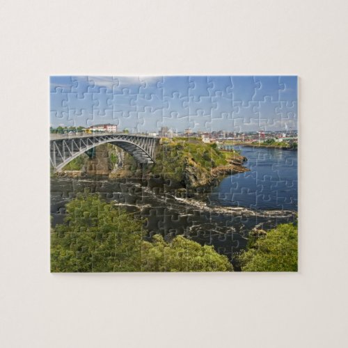 Reversing falls on the St John River at St 2 Jigsaw Puzzle