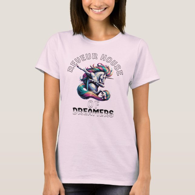 Reveur House of Dreamers Unicorn Fantasy T-Shirt (Front)