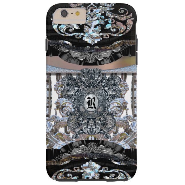 Revforth Elegant Monogram Case-Mate iPhone Case (Back)