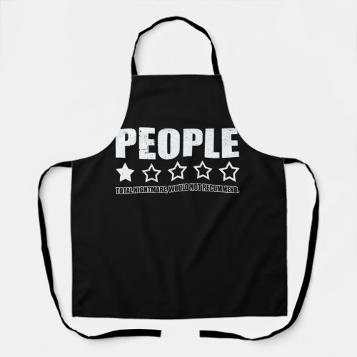 Review People One Star Total Nightmare Would Not R Apron