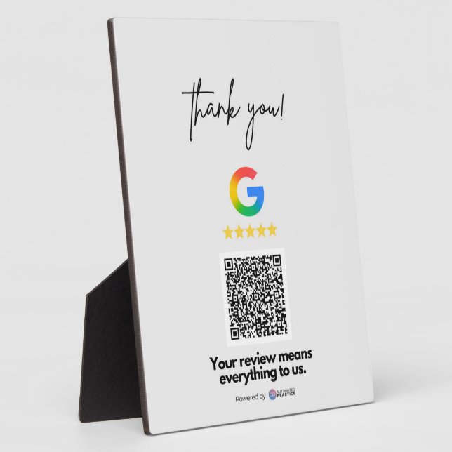 Review Plaque (Side)