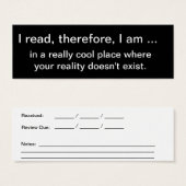 Reviewers Book Mark (Front & Back)