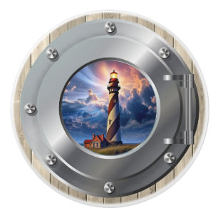 Revised 2 Nautical Porthole Drawer Knobs