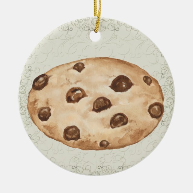 Revised Chocolate Chip Cookie - SRF Ceramic Ornament (Front)