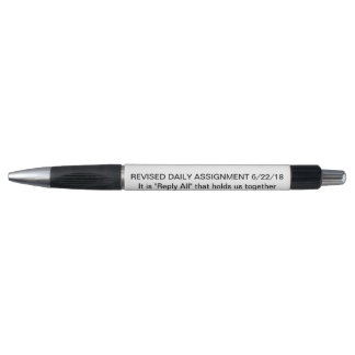 REVISED DAILY ASSIGNMENT PEN