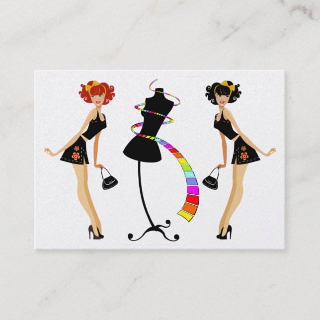 Revised Fashion / Seamstress / Weight Management Business Card (Front)