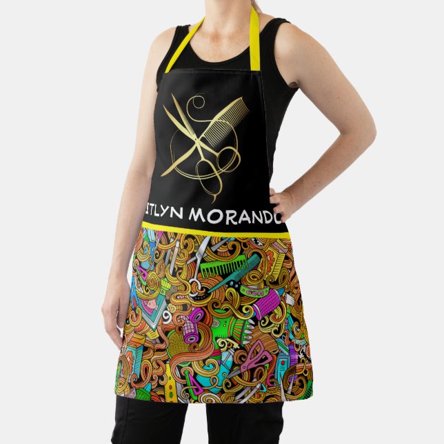 REVISED Hair Stylist - Beauty Shop - Salon  Apron (Insitu)