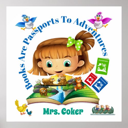 Revised Literacy Books Teacher Poster