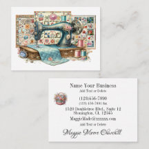 Revised Quilting Business Card