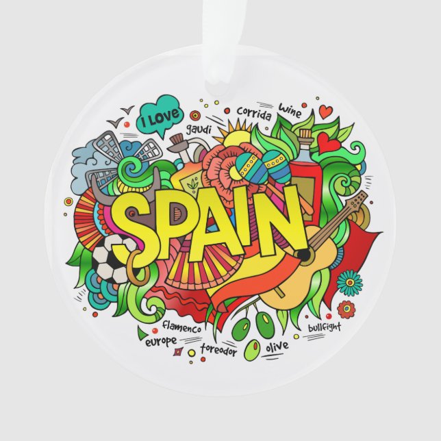 Revised SPAIN Ornament (Front)