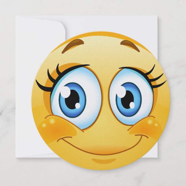 Revised Sweet Smile Round Invitation - SRF (Front)