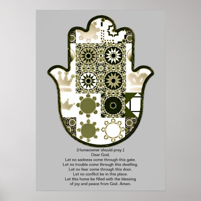 Revisited Khamsa Hand Poster Design 1 Owner (Front)
