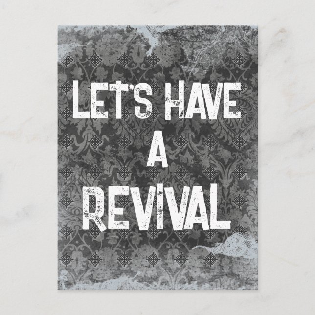 Revival Announcements  Let's Have a Revival (Front)