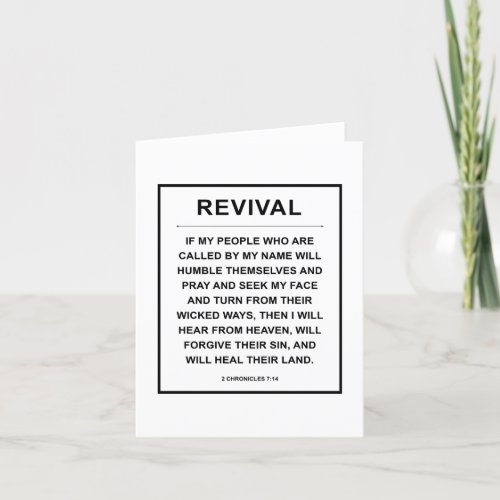 Revival Note Card