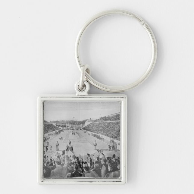 Revival of the Olympic Games in Athens Keychain (Front)