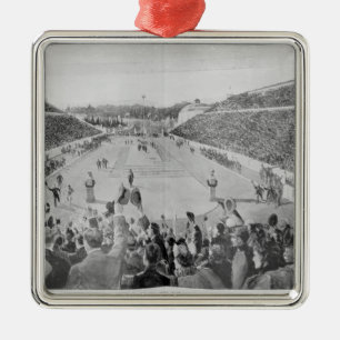 Revival of the Olympic Games in Athens Metal Ornament