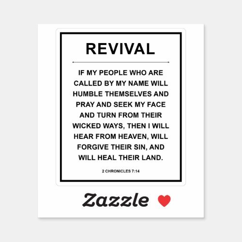 Revival Sticker