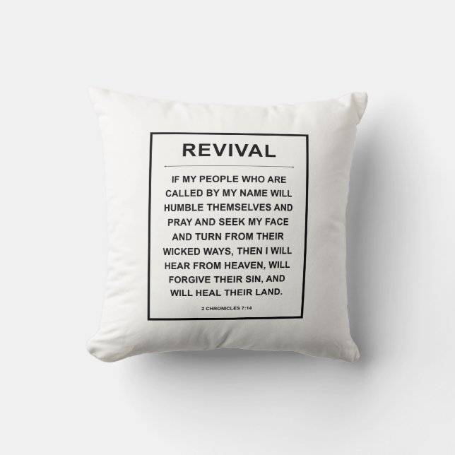 Revival Throw Pillow (Front)
