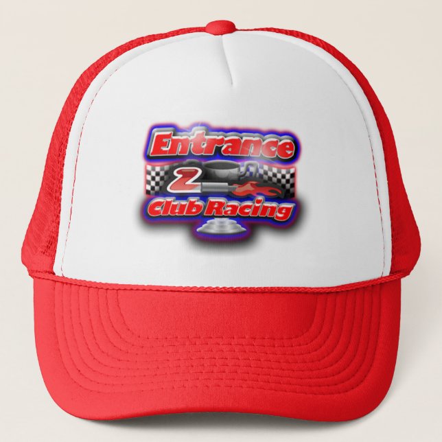 Revnjenz Red Club Racing Trucker Hat (Front)