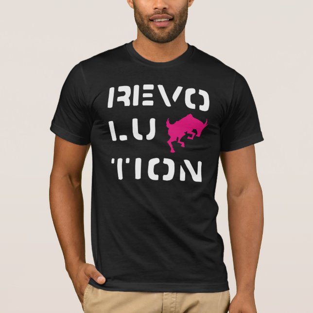 REVOLT Black T-Shirt (Front)