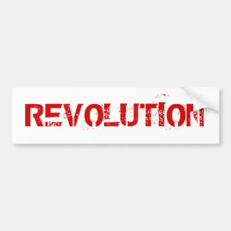 REVOLUTION BUMPER STICKER
