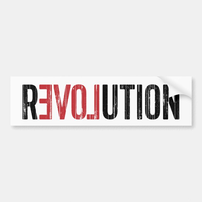 rEVOLution Bumper Sticker (Front)